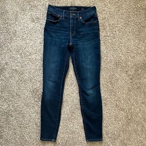 Lucky Brand I Ava Mid Rise Skinny Jeans Dark Wash Denim I Size 2 Regular